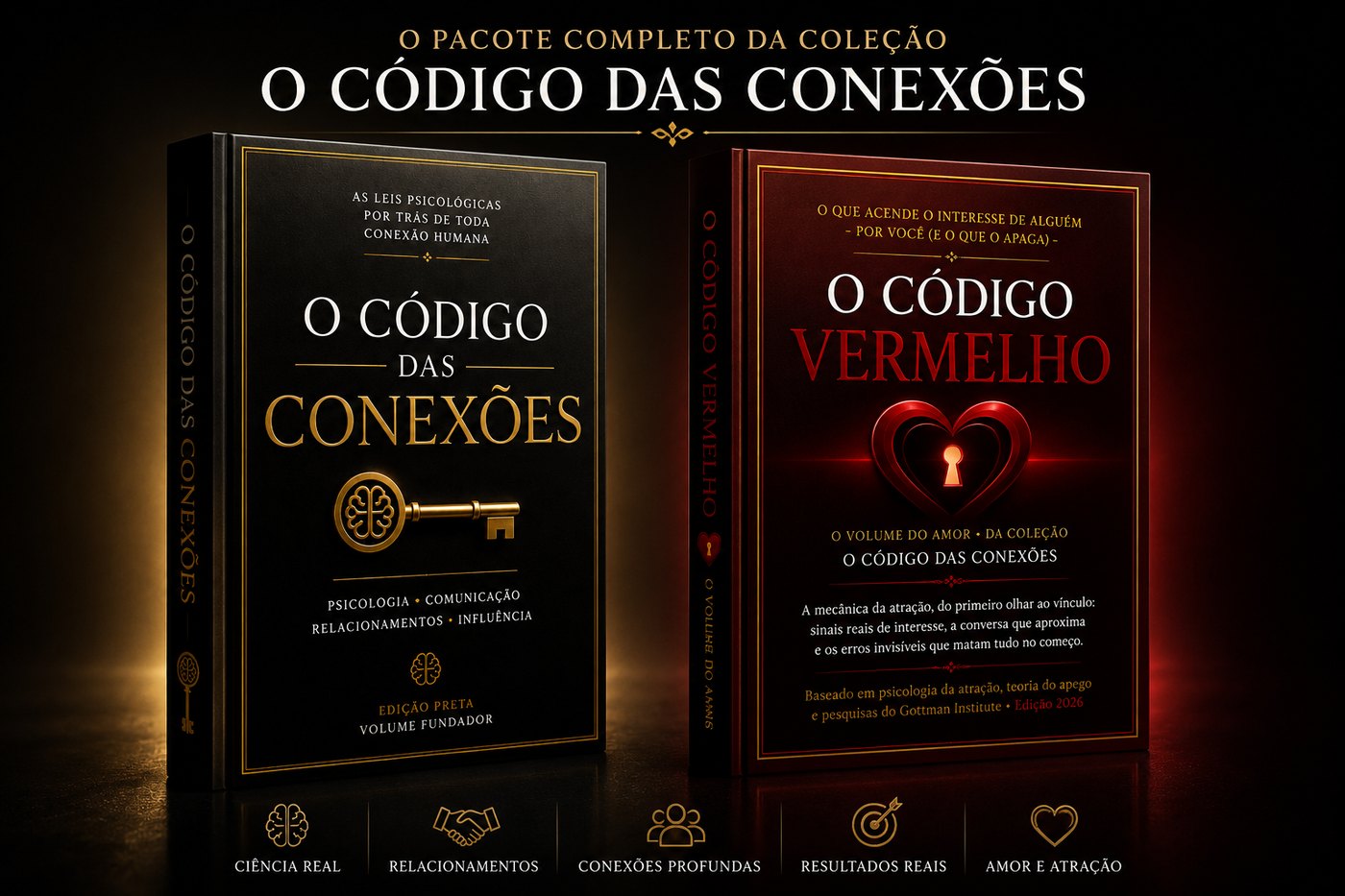 Pacote Premium — O Código das Conexões: Edição Preta + Código Vermelho